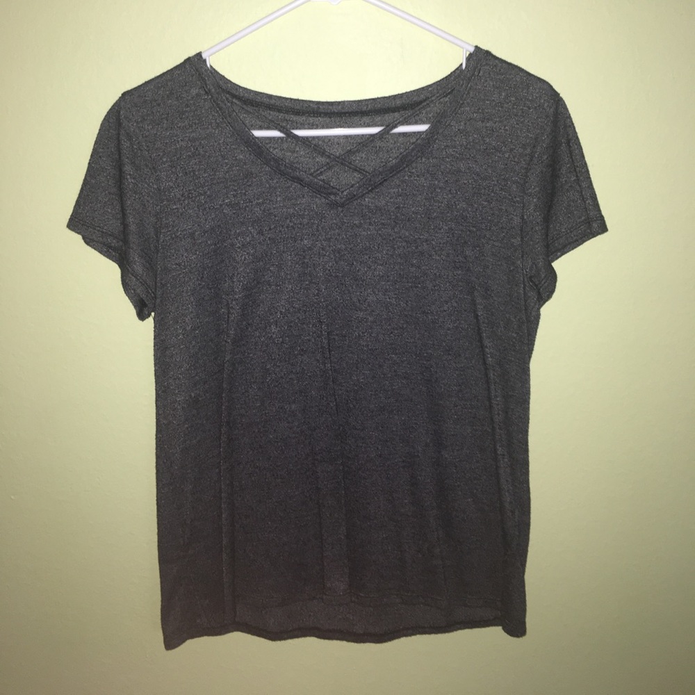 Grey Workout Top